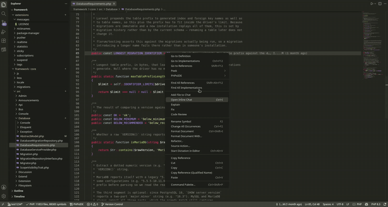 Compare with Commit
