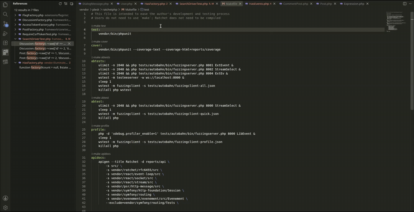 Makefile Support and CodeLens
