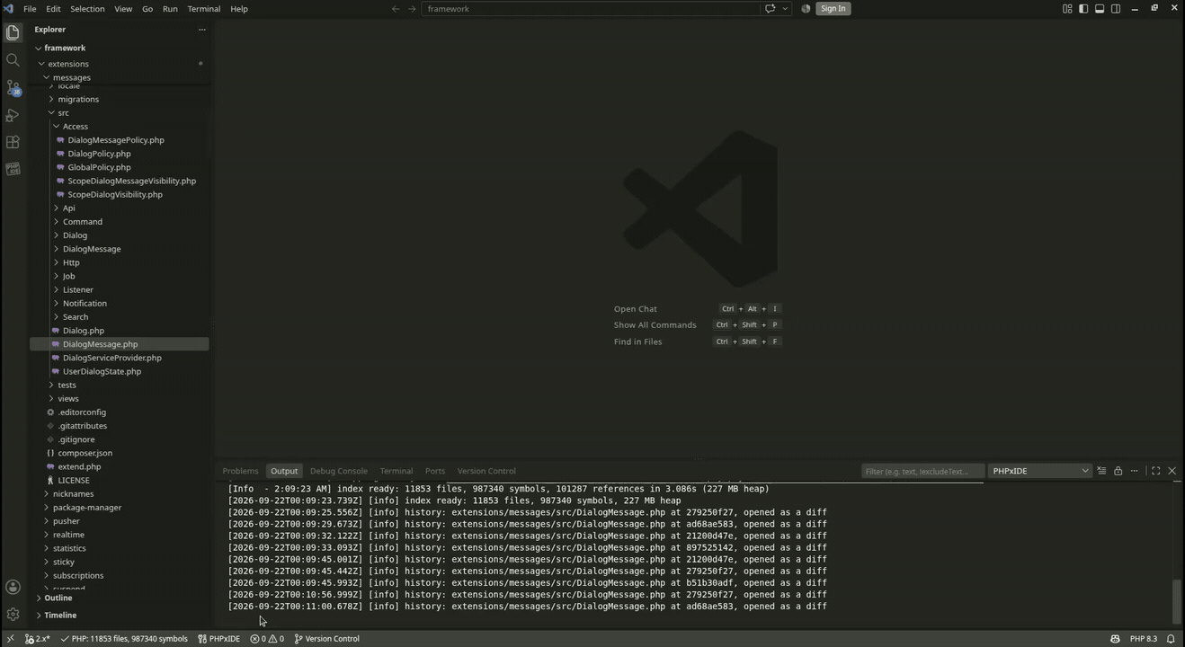 Fast Indexing and Workspace Reindex